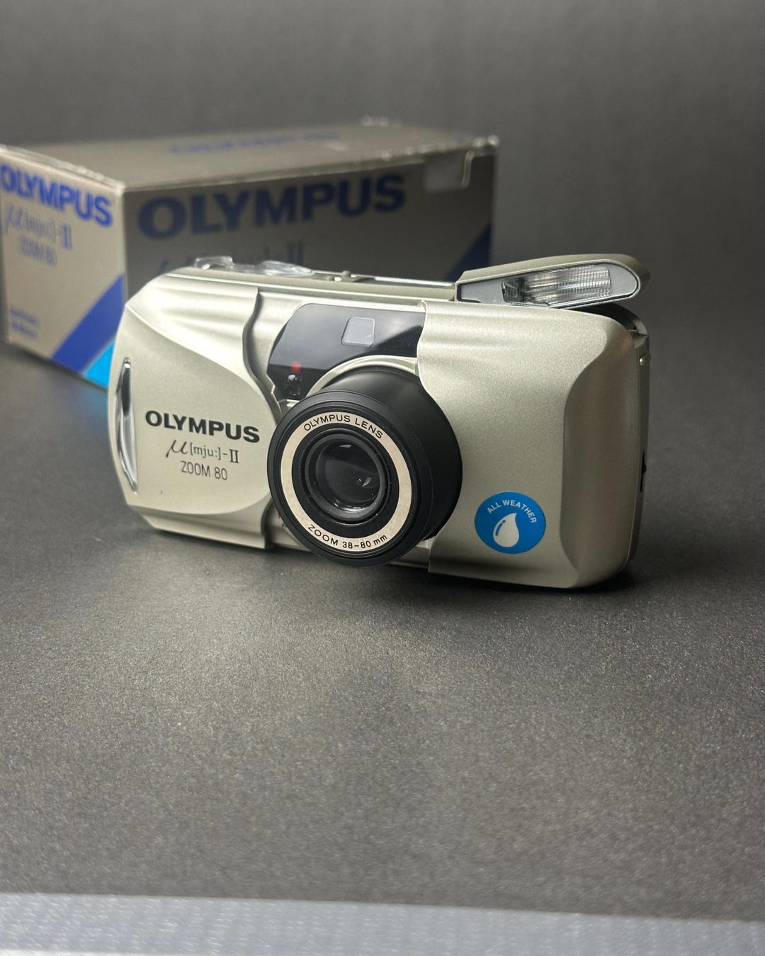 Tested Olympus Mju II Zoom 80 35mm Film Camera Stylus Zoom Compact