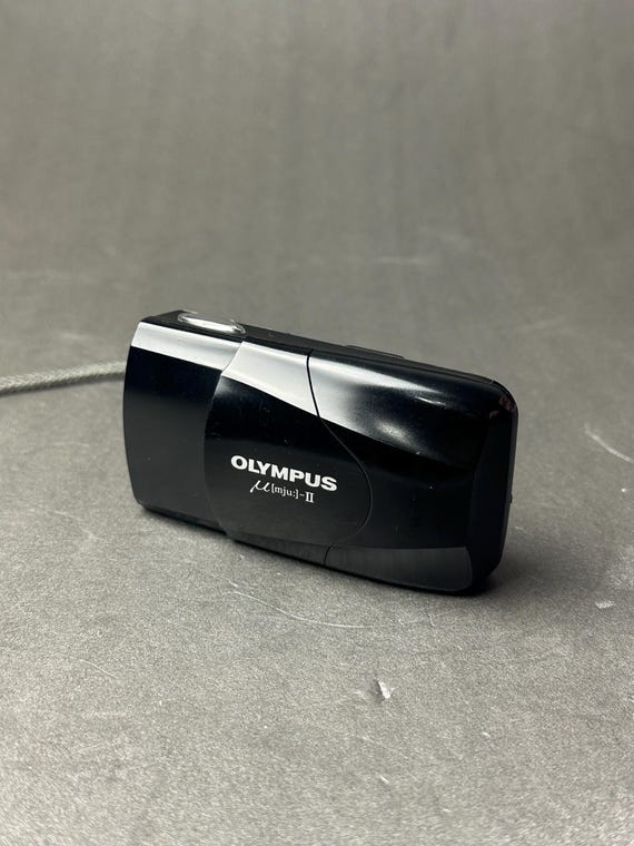 Olympus Mju II Black 35mm Film Camera Stylus Epic Compact Camera