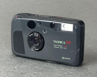Yashica T4 - Kyocera Slim T - Point and Shoot - Analog Camera