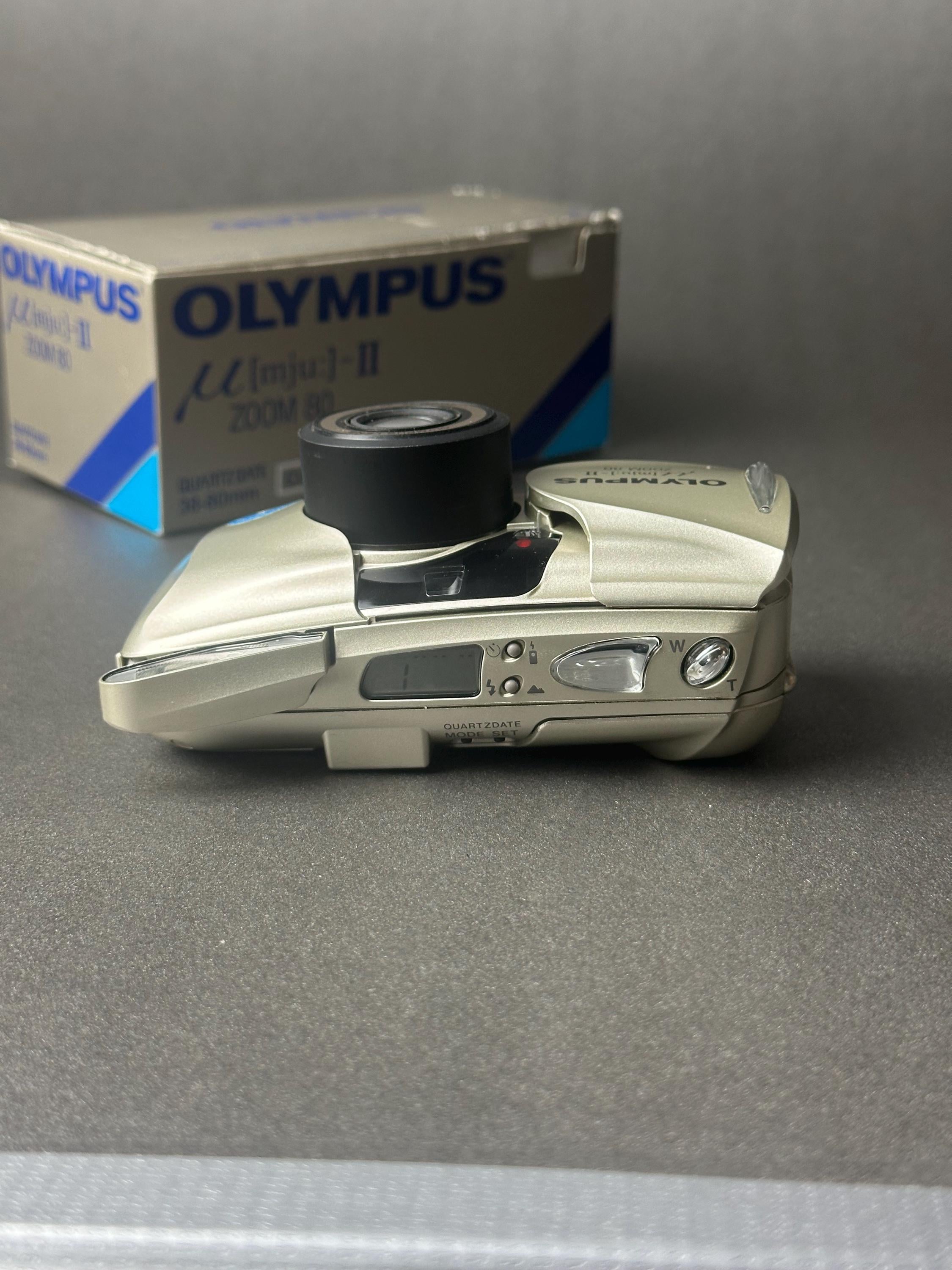Tested Olympus Mju II Zoom 80 35mm Film Camera Stylus Zoom Compact