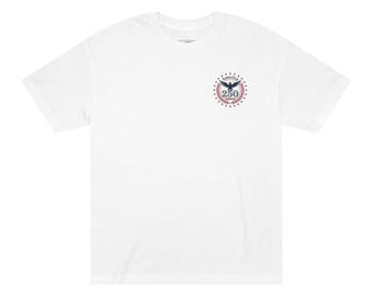 America 250 Eagle Crest T-Shirt | Bicentennial Anniversary Patriotic Tee