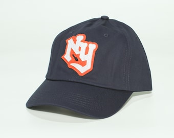 NY Knights Dad Hat – Roy Hobbs Appliqué Cap Navy Adult Snap Cap Cosplay