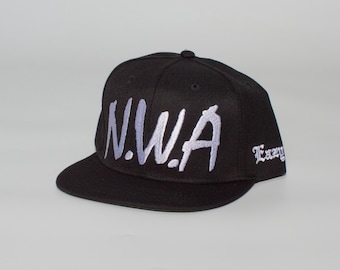 N.W.A Embroidered Cap – Eazy Style Adult Black Adjustable