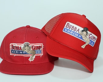 Bubba Gump gestickt oder Siebdruck Hut Erwachsene Baseballkappe Fernlastfahrer