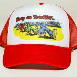 Keep On Truckin' Trucker Hat Adult Size Many Colors