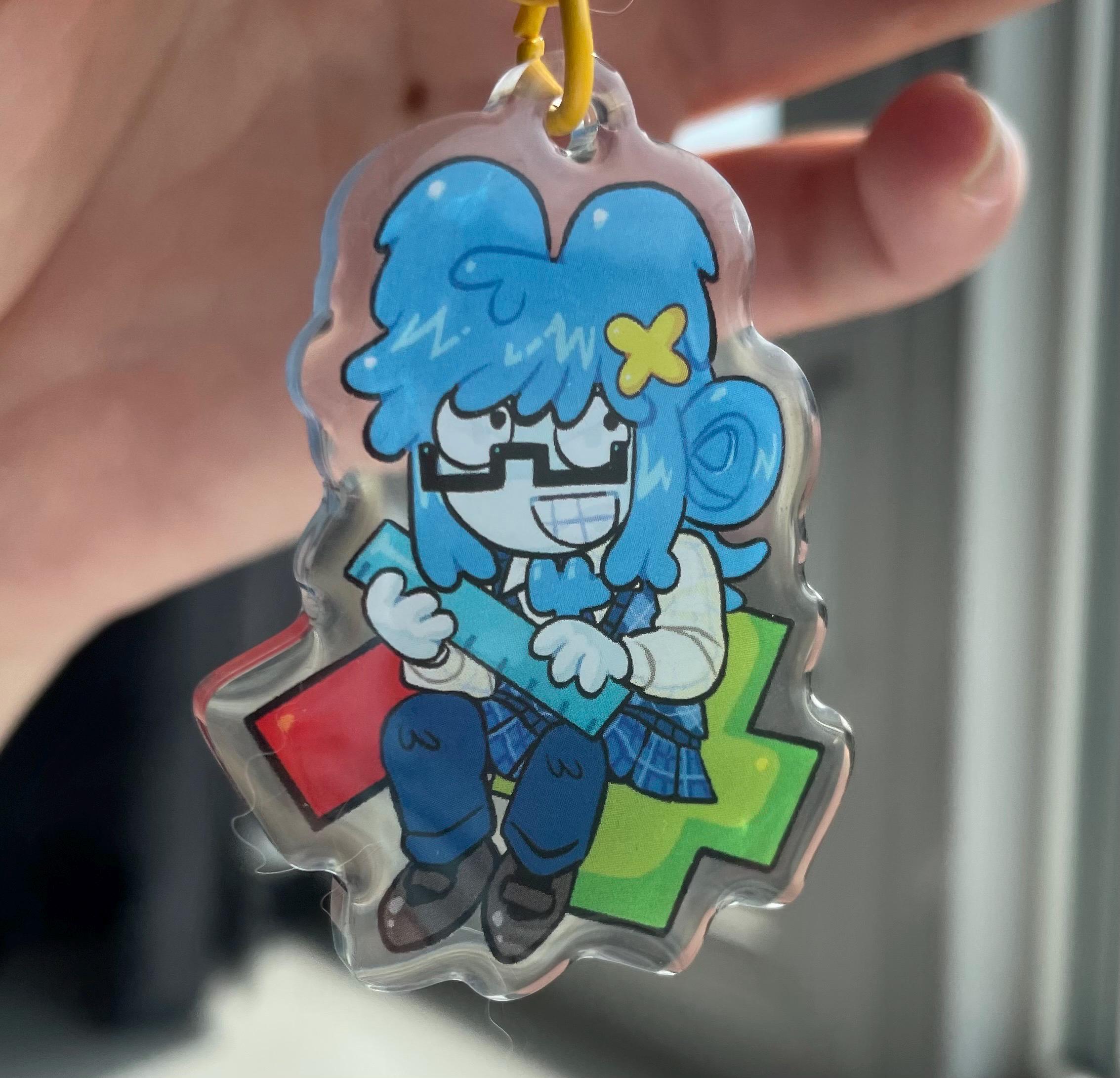 Four BFB/BFDI Double-sided Gijinka Keychain/charm W/epoxy - Etsy