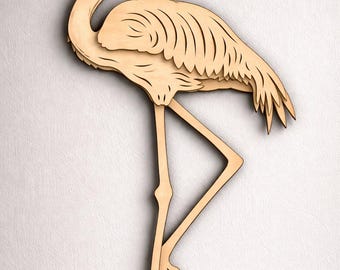 Flamingo - Layered Animal Designs - Digital File - My Custom Designs