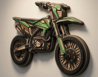 Dirt Bike Design Decor - Layered Designs - My Custom Designs