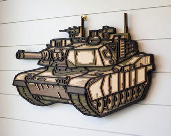 Tank  - Layered Line Design - Digital File - My Custom Designs