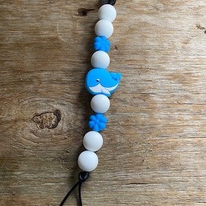 Whale Pacifier clip
