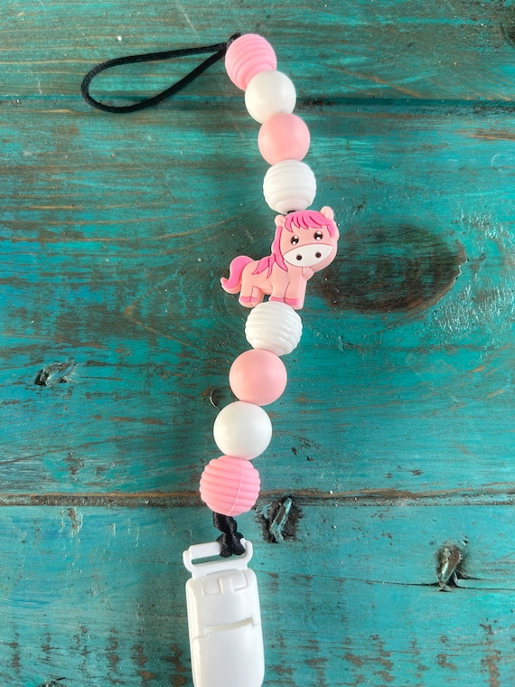 Horse Pacifier Clip