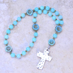 Protestant Prayer Beads,Methodist,Episcopal,Angelican Rosary, Pocket Rosary