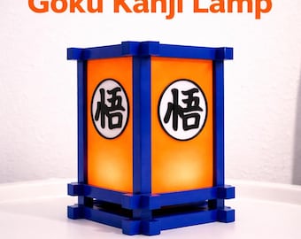Japanese Style LED Lamp | 3D Printed Anime Decor | Dragon Ball Fan Art Lamp + Free Gift