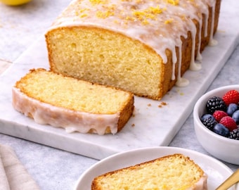 Lemon Olive Oil Cake Recipe | Moist Citrus Dessert | Easy Baking (Digital Download)