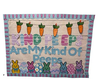 Bulletin Board Ostern: Kind Peeps Thema, Klassenzimmer Dekor