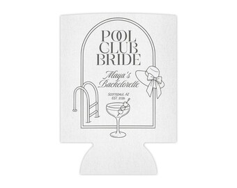 Bride Can Cooler | Bachelorette Pool Party Design