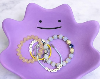 Ditto Pokemon Trinket Dish, Pokopia, Cute Ditto Bowl, Pokemon Jewelry Dish, Key Bowl Organizer, Desk Decor, 3D Printed Anime Gift