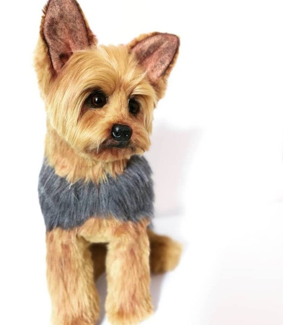 teacup yorkie stuffed animal