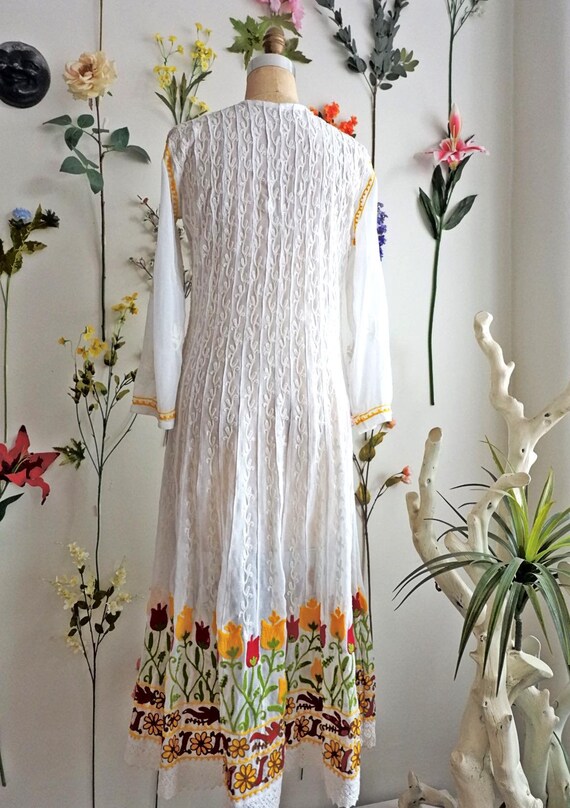 60’s/70’s Prairie Maxi Boho Dress Floral