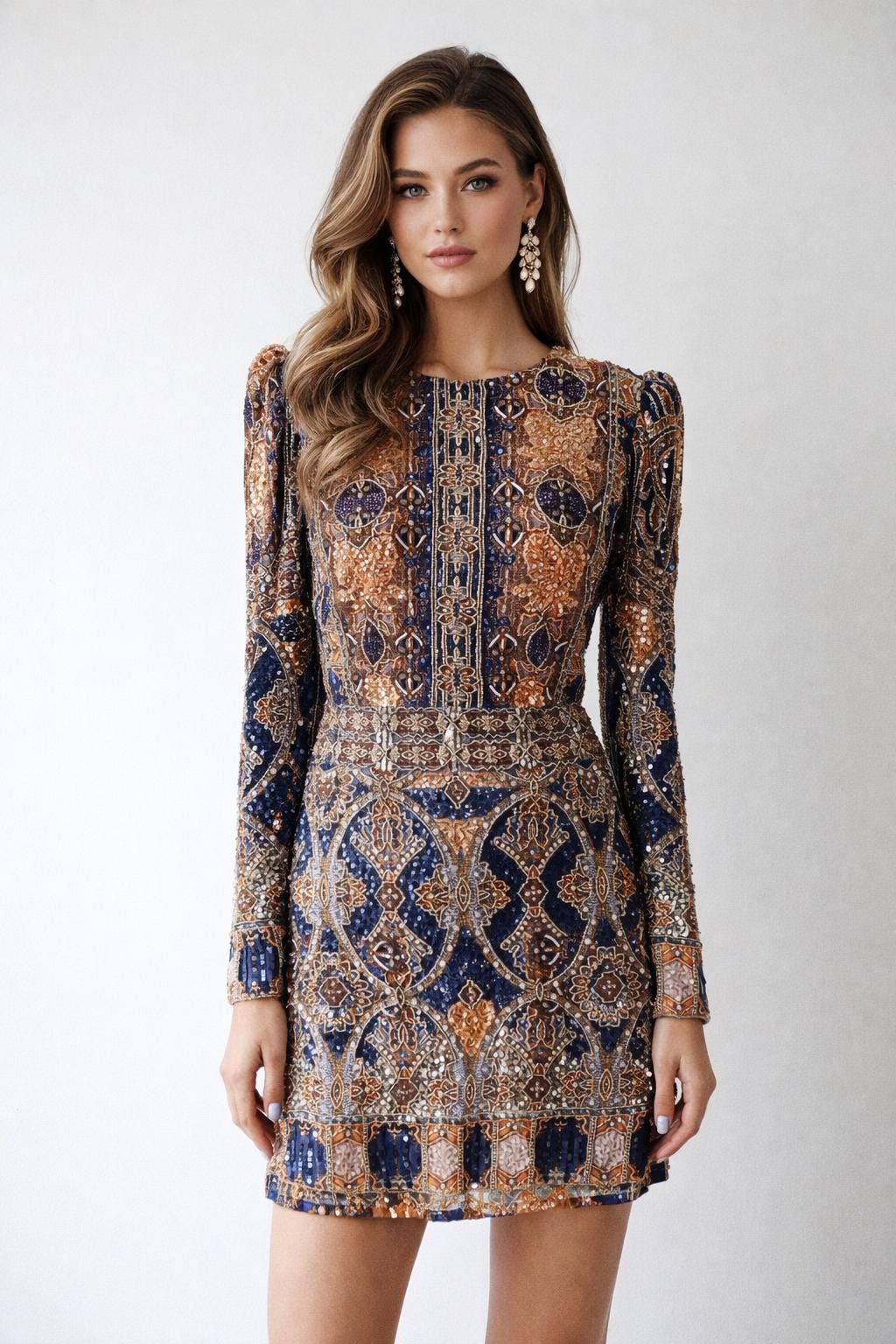 Sherri Hill Dress Gold - Etsy