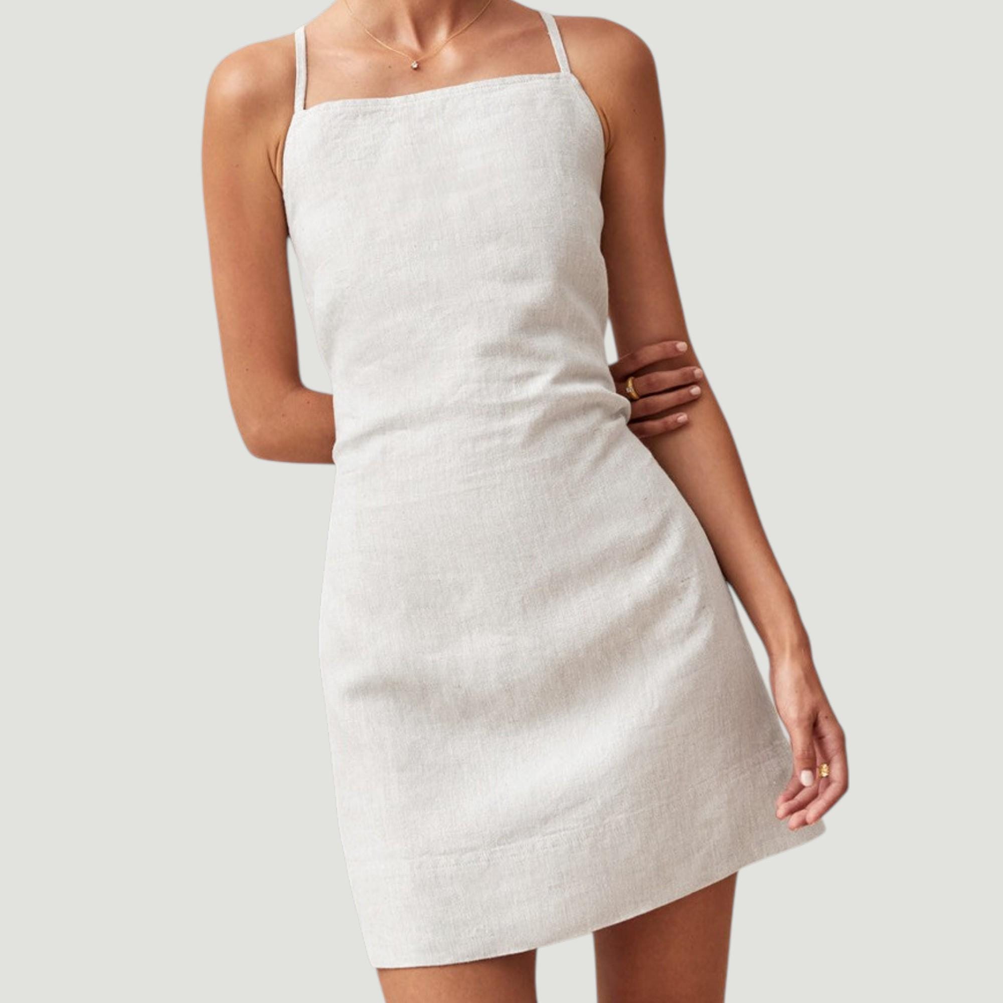 Backless White Dress - Etsy