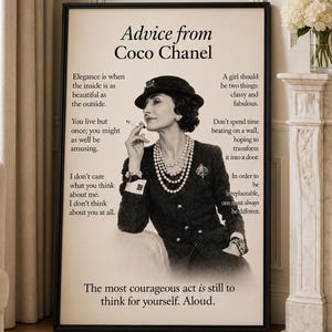 CHANEL vintageポスター Vintage Poster Chanel - Etsy