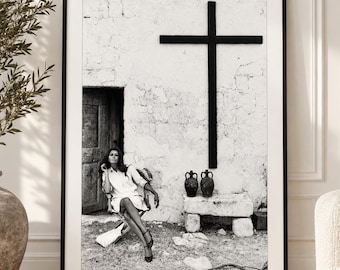 Sophia Loren The Pride and the Passion Print, Black and White Hollywood Wall Art