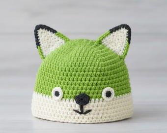 Easy Crochet Fox Hat Pattern | All Sizes for Baby & Kids