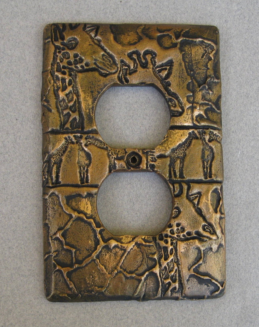 Giraffe Animal Print Outlet Socket Plug Plate Decorative Switchplate ...
