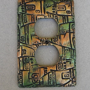 Tribal Aztec Abstract Single Rocker Decorative Switchplate Lightplate