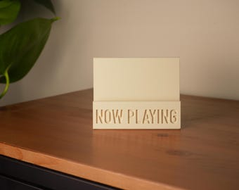 Vinyl Record Holder - Now Playing - LP Display Stand