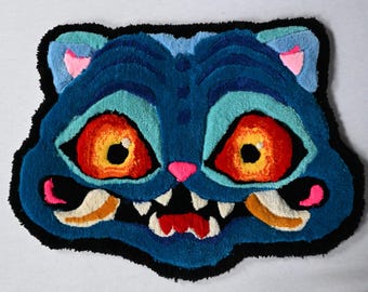 Kpop Demon Hunters Derpy Tiger Tufted Rug