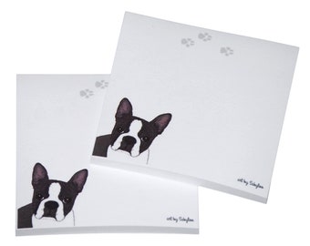 Boston Terrier Post-It® Sticky Notes Notepad – 100 Sheets