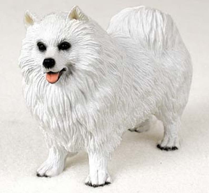 Custom Painted Samoyed Dog Figurine INCLUDES FREE Dog Lover Gift With ...
