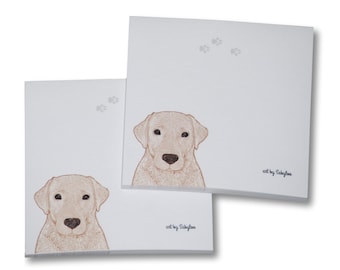 Yellow Lab Dog Post-It® Sticky Notes Notepad – 100 Sheets