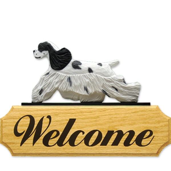 Cocker Spaniel Welcome Signs - Etsy
