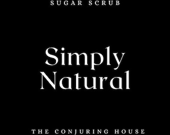 Exfoliante de azúcar Simply Natural / Ritual de autocuidado