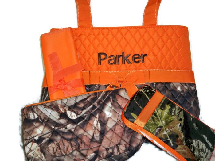 PERSONALIZED 4 Piece Diaper Bag Set with Name Baby Boy Camo Etsy