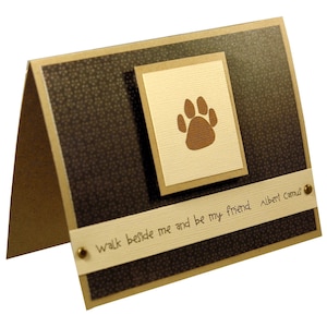 Dog Sympathy Card, Pet Sympathy Card, Thank you Petsitting