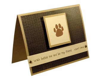 Dog Sympathy Card, Pet Sympathy Card, Thank you Petsitting