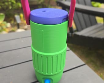Vintage Igloo-style Slim Can Koozie
