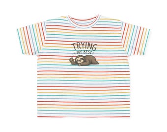 Ich versuche mein bestes Faultier Kleinkind-T-Shirt | Süßes Tier Kinder Shirt