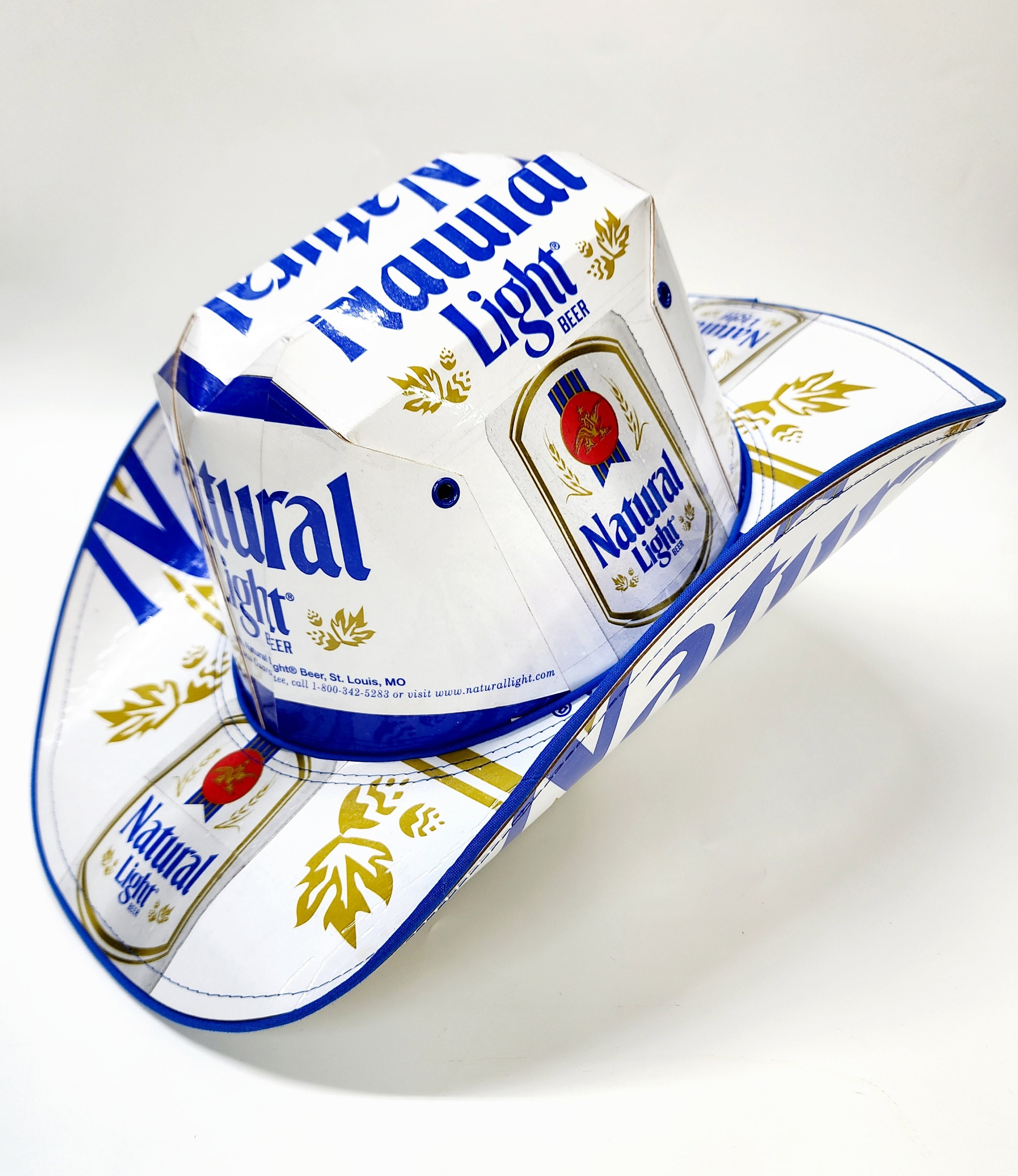 Cardboard Box Budweiser Box Cowboy Hat Beer Cardboard Cowboy Hat