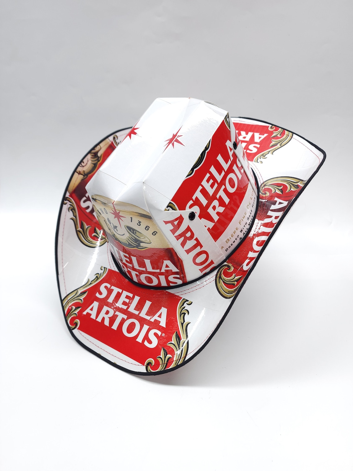 Stella Artois Custom Beer Box Cowboy Hat Etsy