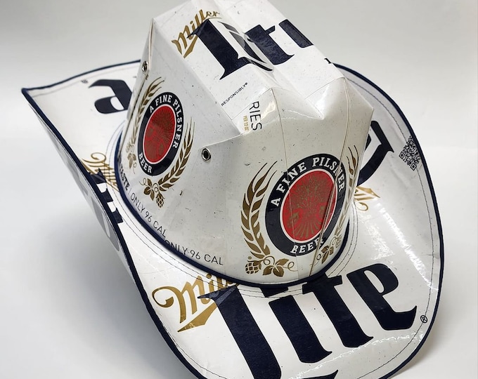 Miller Lite Beer Box Cowboy Hat - Etsy