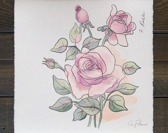 FLOWERGRAM 7: Rose - 7x7”