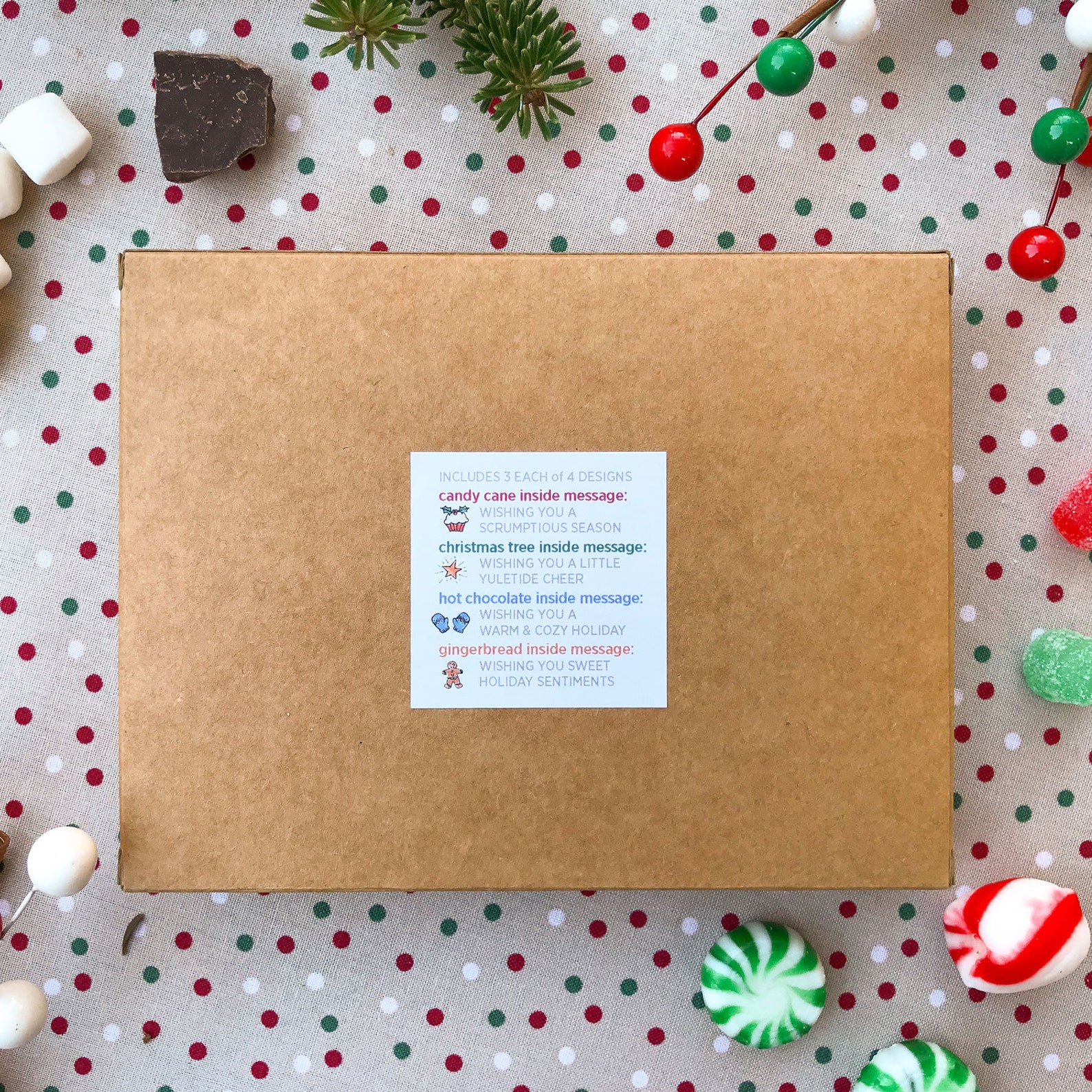 Scratch 'n Sniff Holiday Cards Variety Pack of 12 Etsy