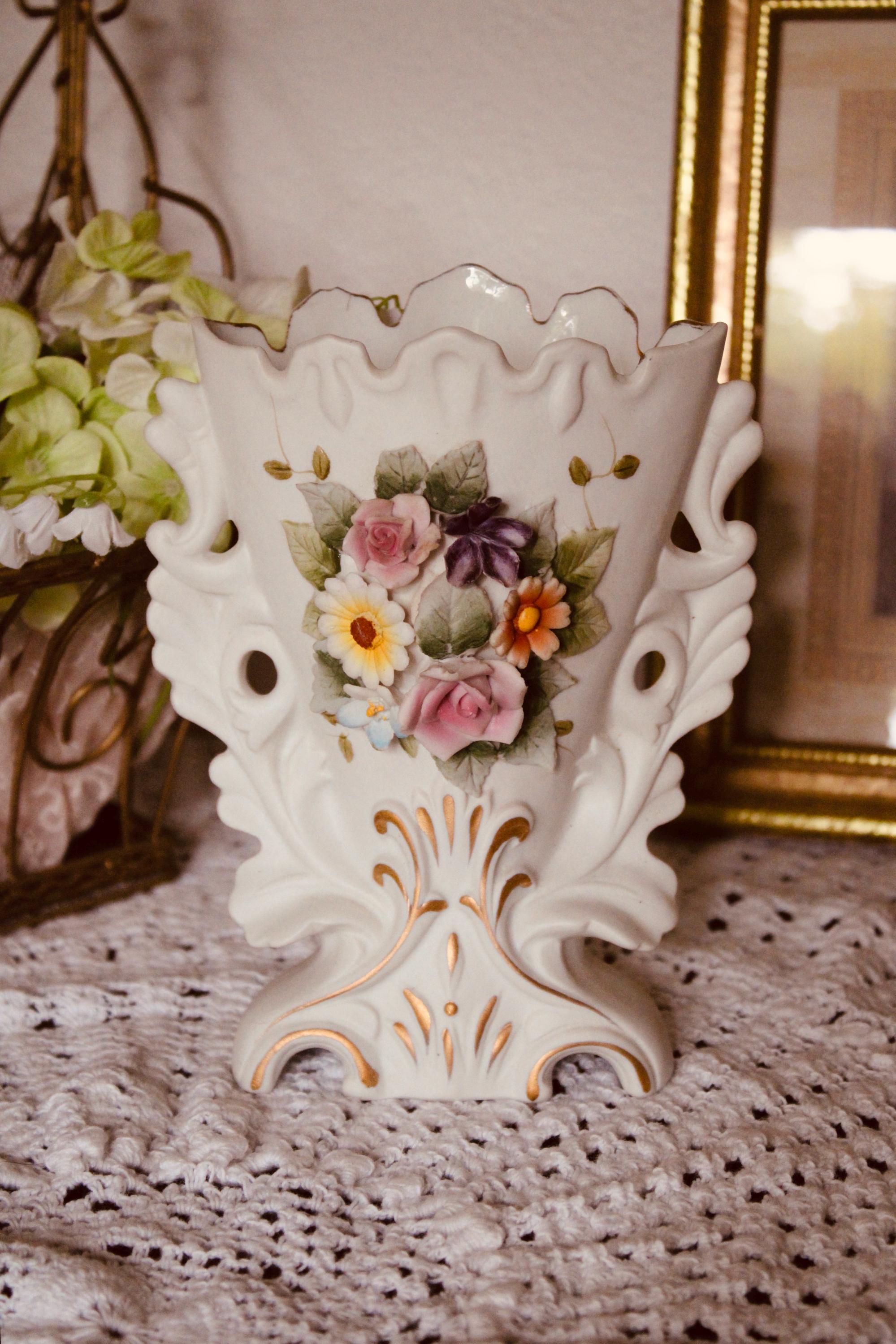 Vintage Lefton Wall Pocket - Etsy