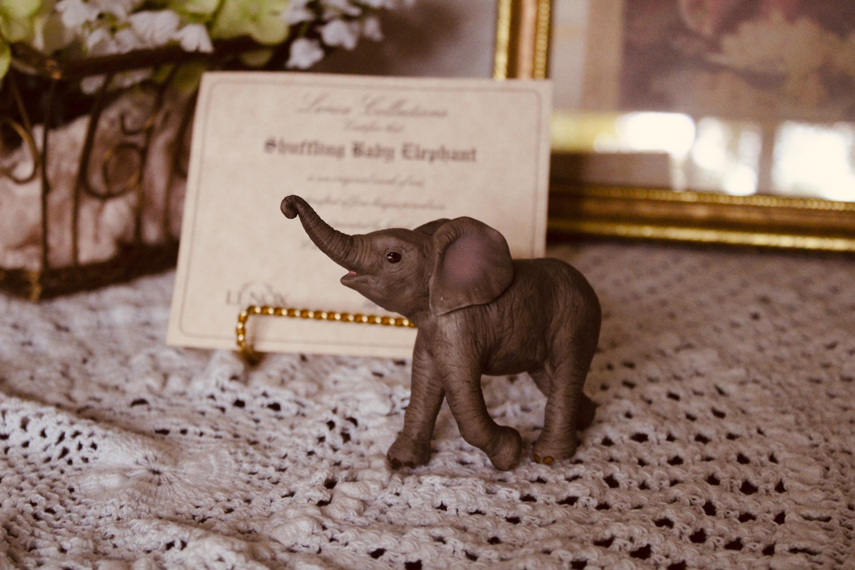 Vintage China Elephant Figurine - Etsy