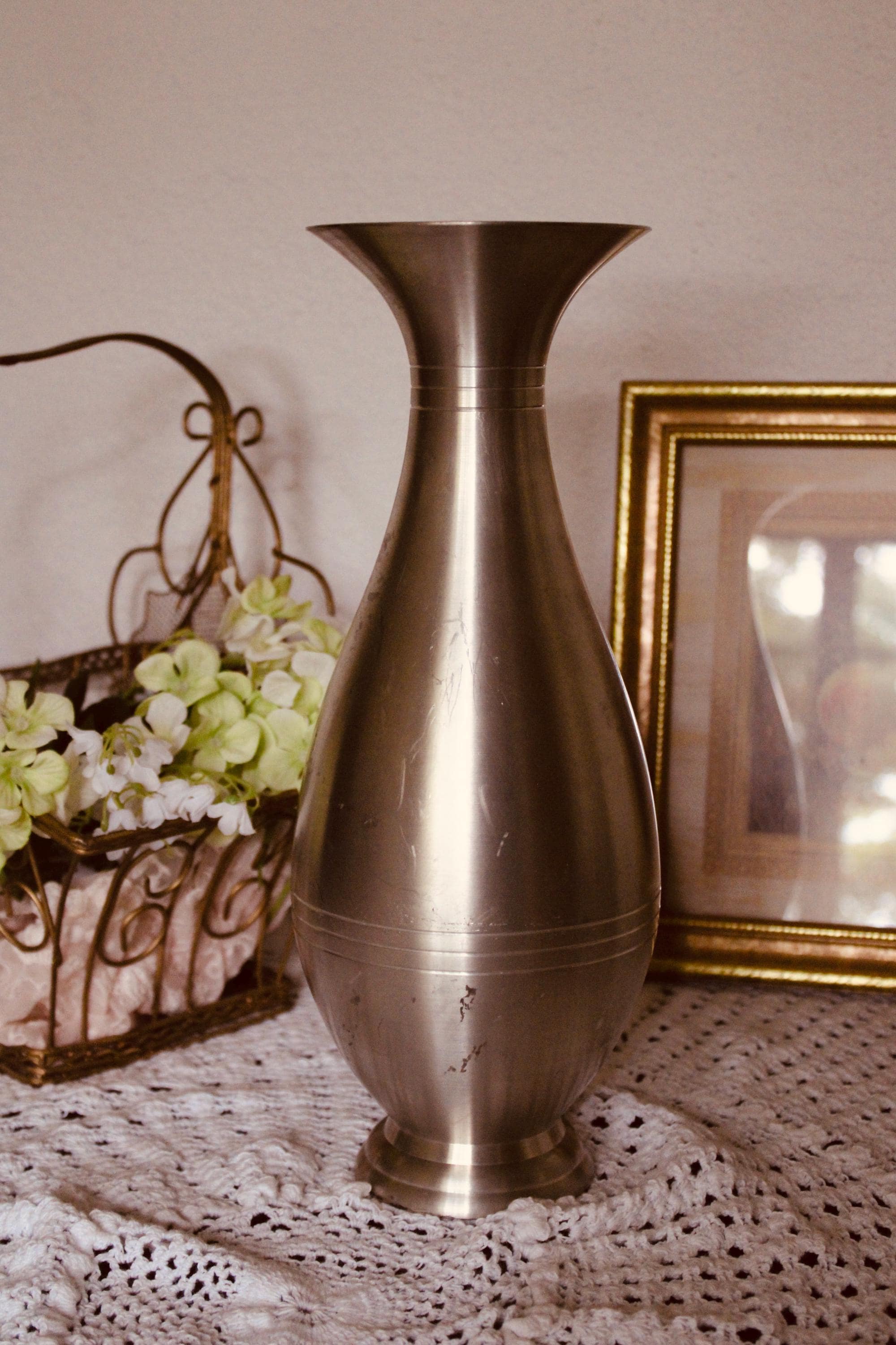 Selangor pewter vase - Etsy 日本